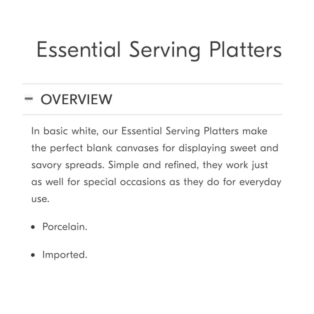 West Elm Essential Serving Platters